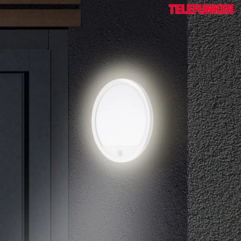 Buitenwandlamp Nizza Ø 28cm wit 4.000K