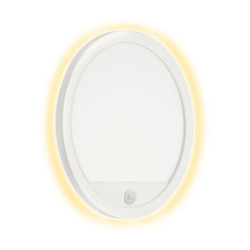 Buitenwandlamp Nizza Ø 28cm wit 4.000K