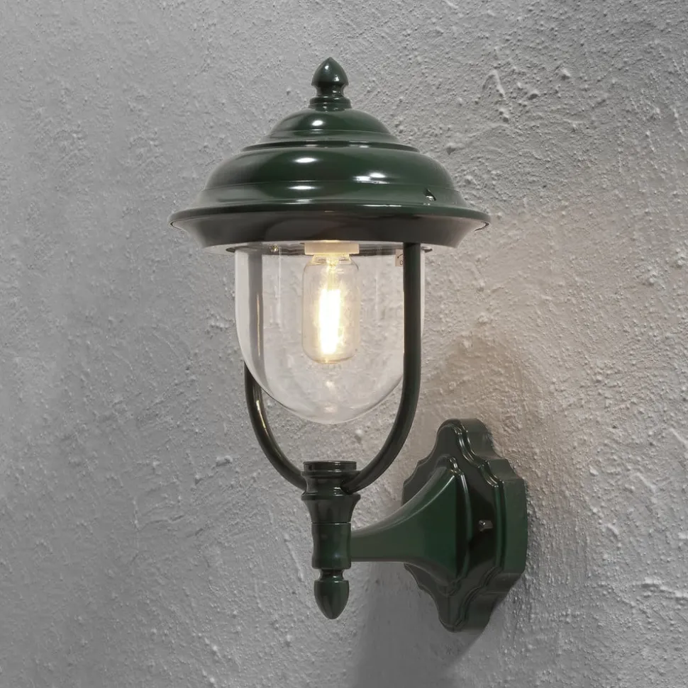 Buitenwandlamp PARMA staand, groen