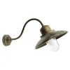 Buitenwandlamp Patio 1351 messing antiek/helder