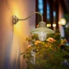 Buitenwandlamp Patio, messing-koper antiek