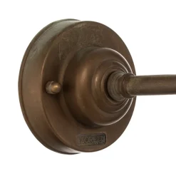 Buitenwandlamp Patio, messing-koper antiek