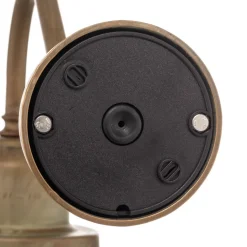 Buitenwandlamp Patio, messing-koper antiek