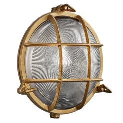 Buitenwandlamp Polperro, messing