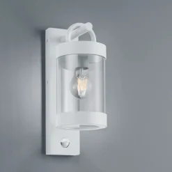 Buitenwandlamp Sambesi, bewegingssensor, wit