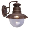 Buitenwandlamp Sella van roestkleurige staal