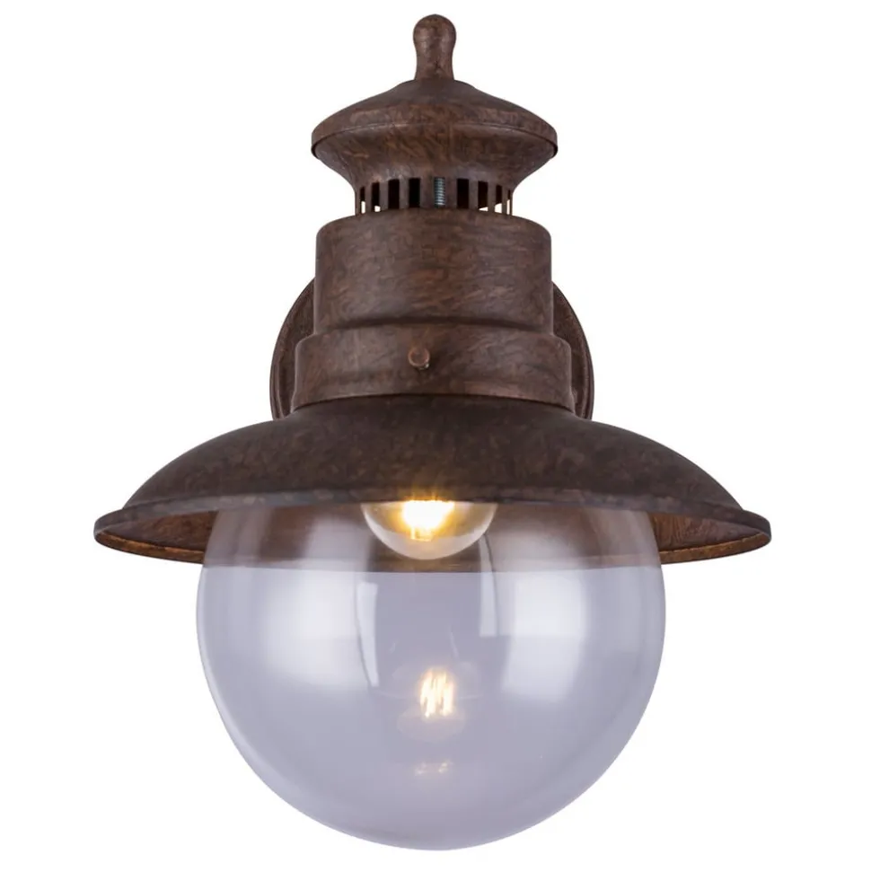 Buitenwandlamp Sella van roestkleurige staal