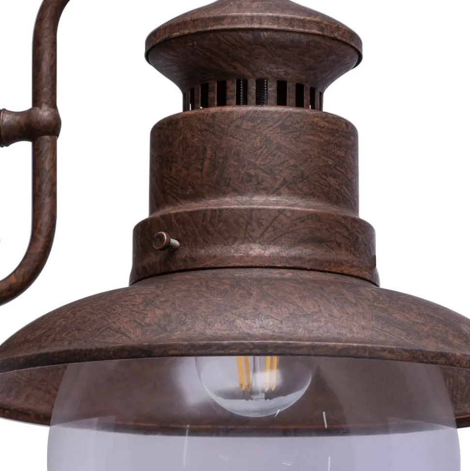 Buitenwandlamp Sella van roestkleurige staal