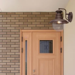 Buitenwandlamp Sella van roestkleurige staal