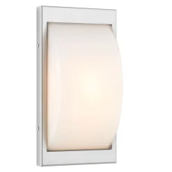 Buitenwandlamp 068SEN, E27, kleur roestvrij staal