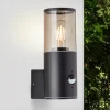 Buitenwandlamp Sergioro, 1-lamp met sensor