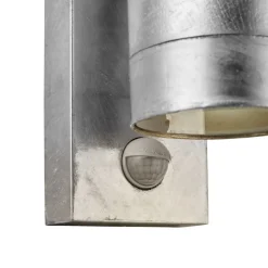 Buitenwandlamp Tin Maxi Double Sensor, verzinkt, IP54, GU10
