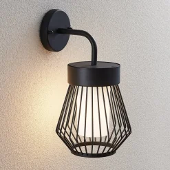 Buitenwandlamp Vajana in kooivorm