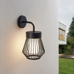 Buitenwandlamp Vajana in kooivorm