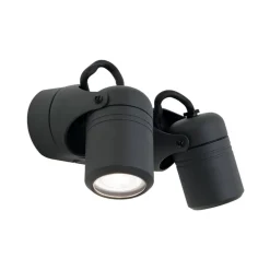 Buitenwandlamp visie, zwenkbaar, 2-lamps