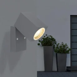 Buitenwandspot Veronika, verstelbaar, antraciet