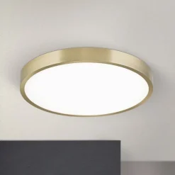 Bully LED plafondlamp met patinalook, Ø 28 cm