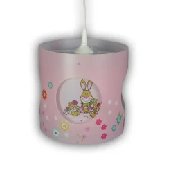 Bungee Bunny kinderkamer hanglamp, draaiend