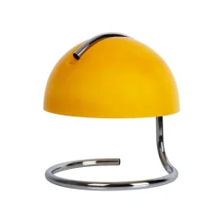 Burano tafellamp, geel, hoogte 25 cm, glas/metaal, E27