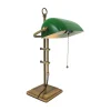 Bureaulamp Ancilla, verstelbaar brons/groen