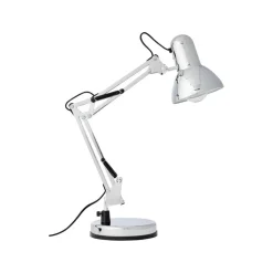 Bureaulamp Henry, chroom, hoogte 50 cm, verstelbaar