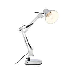 Bureaulamp Henry, chroom, hoogte 50 cm, verstelbaar