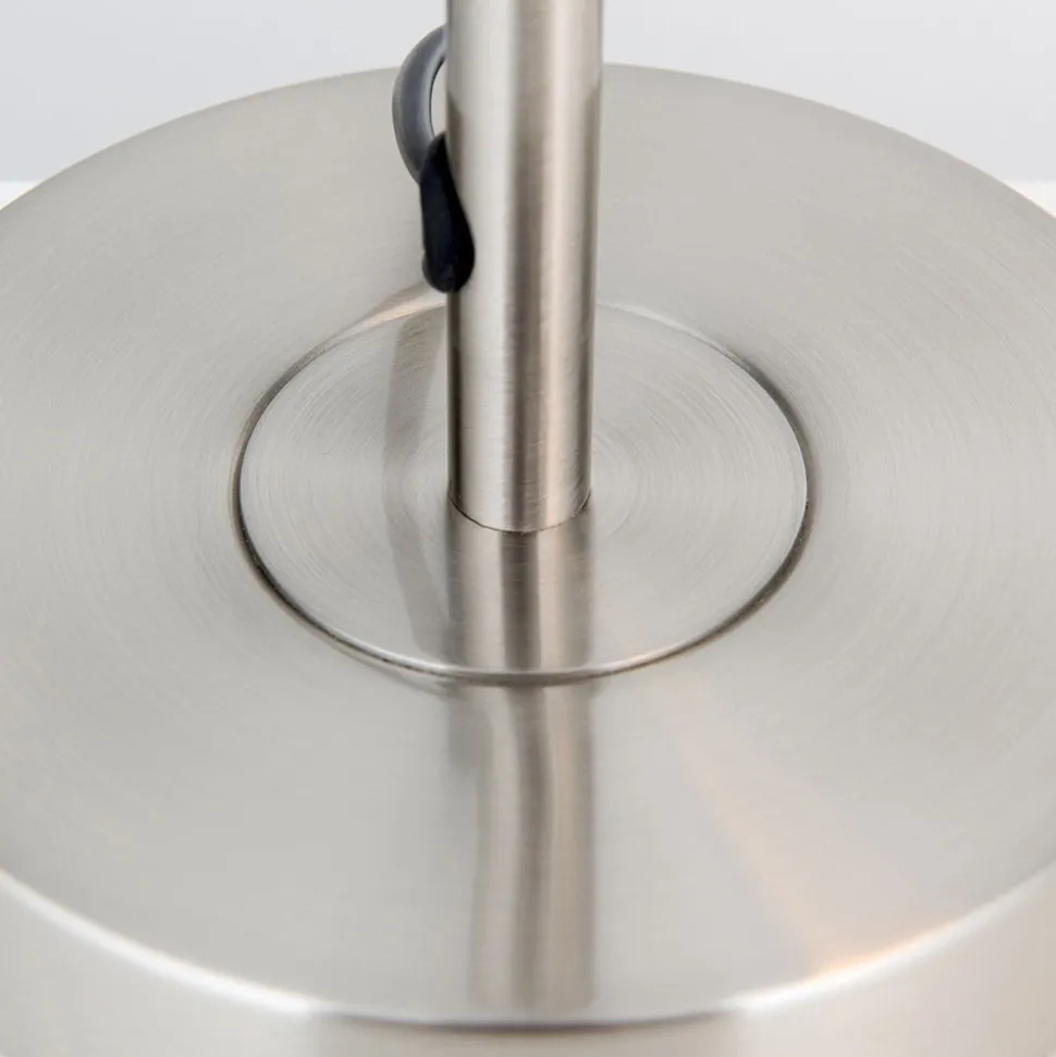 Bureaulamp Nemo, flexibel, nikkel mat