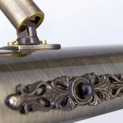 Bureaulamp Picture in oud messing