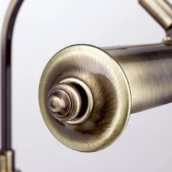 Bureaulamp Picture in oud messing