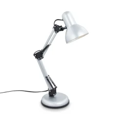 Bureaulamp Pixa, justeerbaar, E14, wit