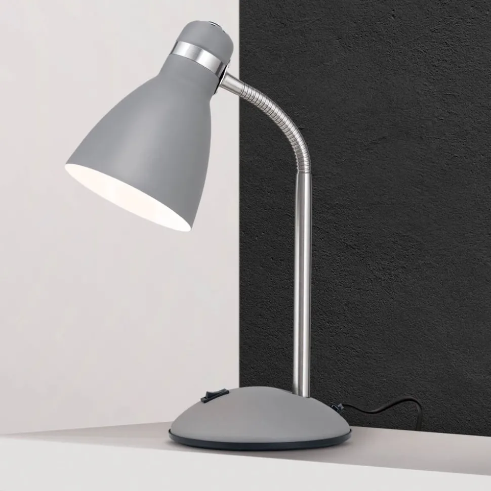 Bureaulamp School, grijs