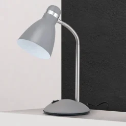 Bureaulamp School, grijs