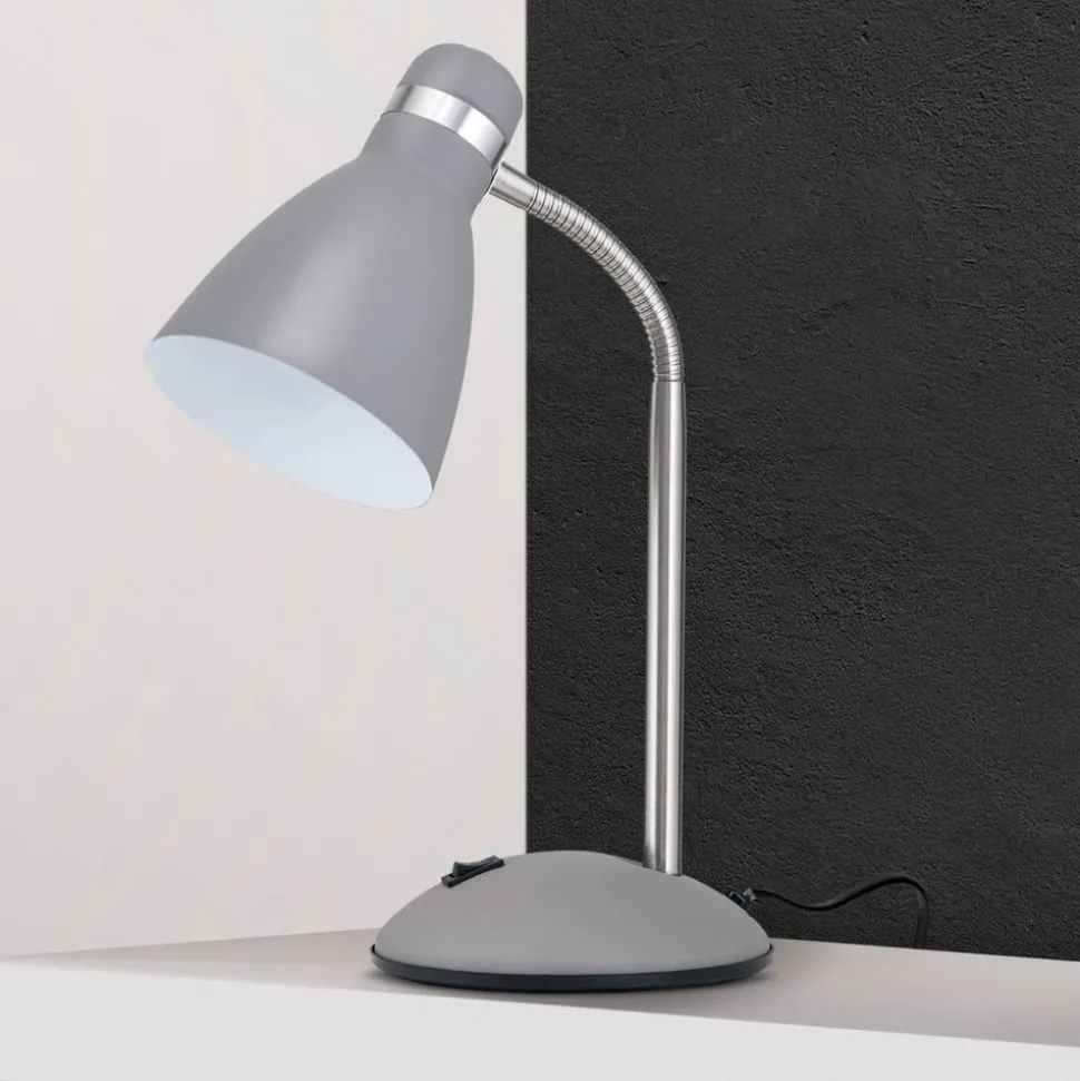 Bureaulamp School, grijs