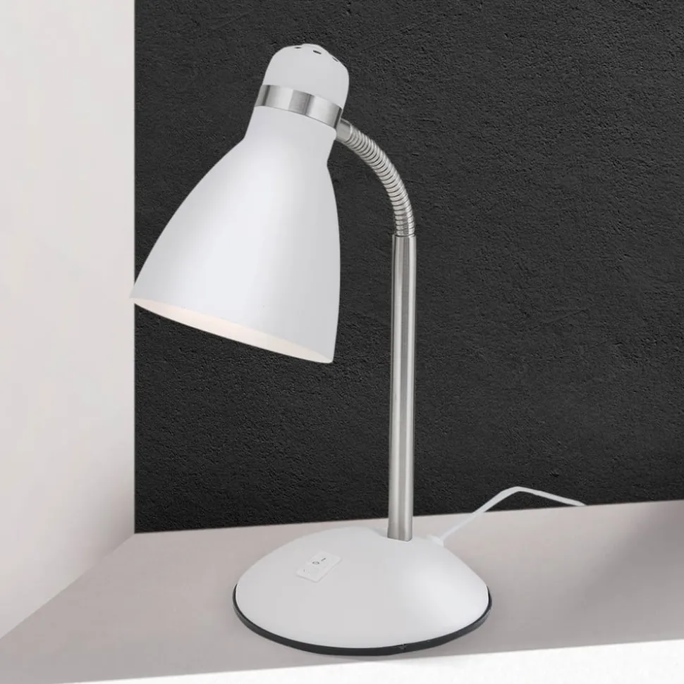 Bureaulamp School, wit