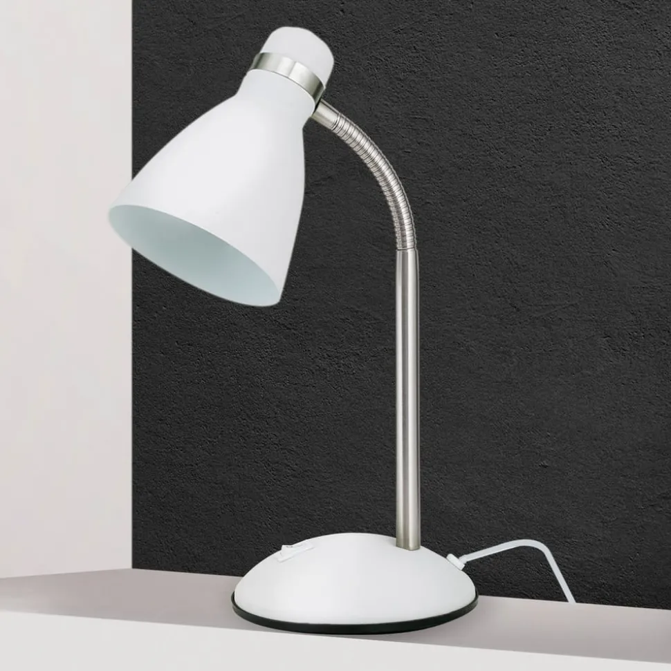Bureaulamp School, wit
