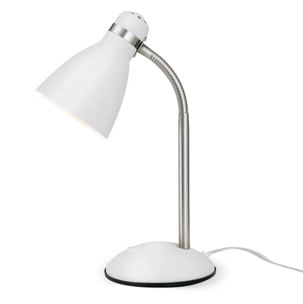 Bureaulamp School, wit