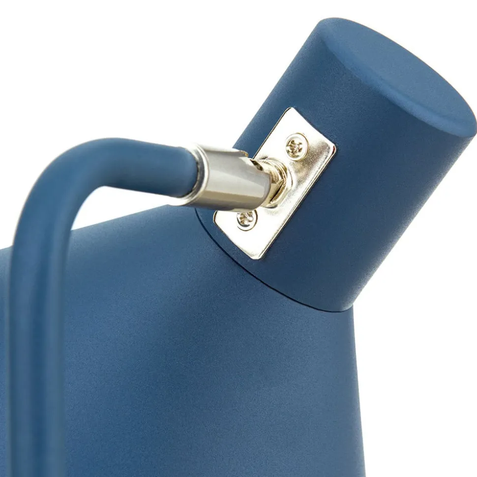 Bureaulamp Viktoria kop instelbaar blauw