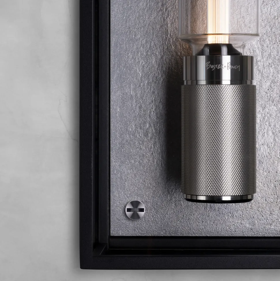 Buster + Punch Caged Wet Large IP44 staal