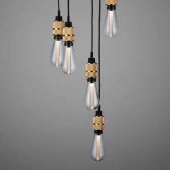 Buster + Punch Hooked 6.0 nude hanglamp messing