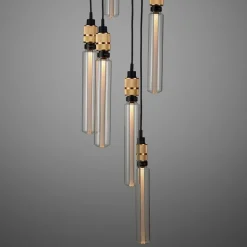 Buster + Punch Hooked 6.0 nude hanglamp messing