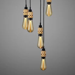 Buster + Punch Hooked 6.0 nude hanglamp messing