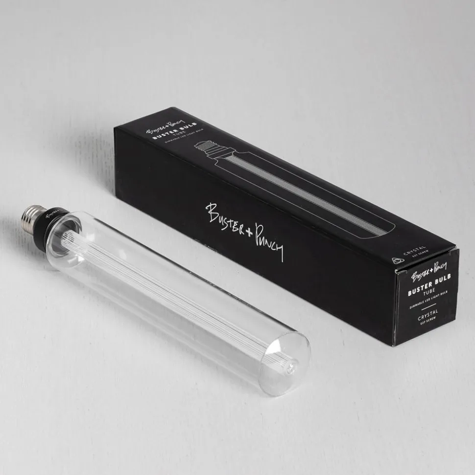 Buster + Punch LED buis, E27, 2 W, helder, 2.600 K, dimbaar