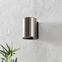 Buxus - Led-buitenwandlamp van roestvrij staal