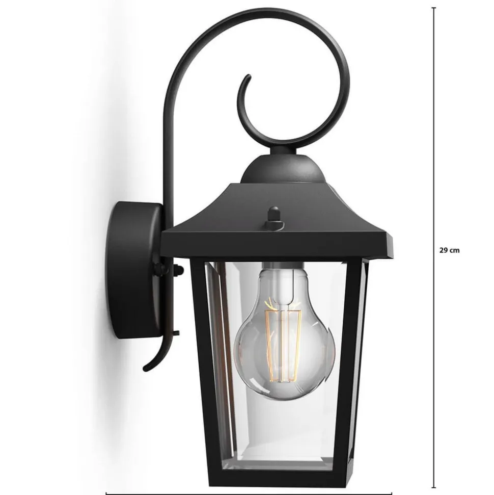 Buzzard myGarden - zwarte buitenwandlamp