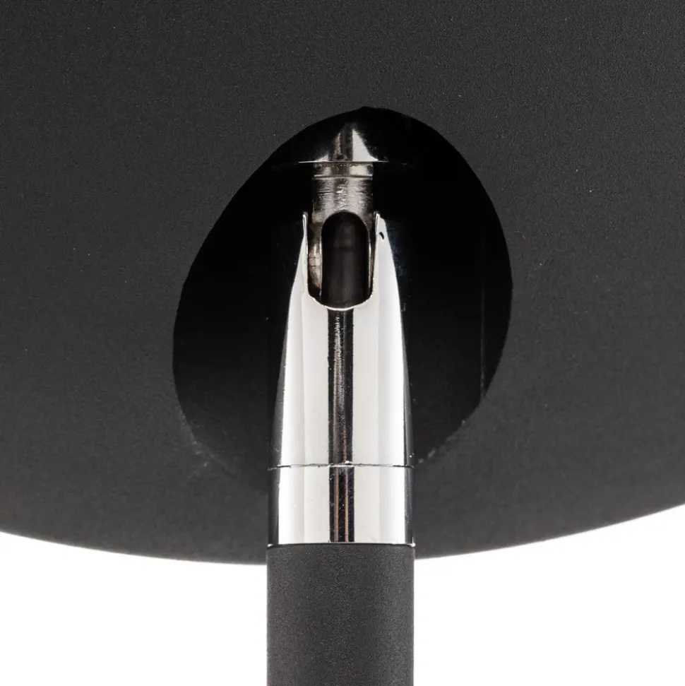 By Rydéns Captain uplight vloerlamp zwart-goud