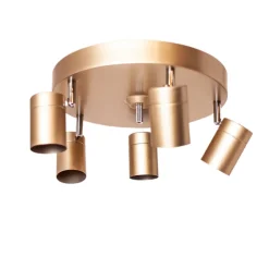 By Rydéns Correct plafondspot 5-lamps mat goud