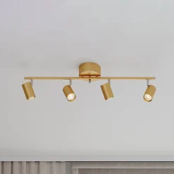 By Rydéns Correct plafondspot 4-lamps mat goud