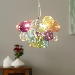 By Rydéns glazen hanglamp Gross, bont, 30 cm