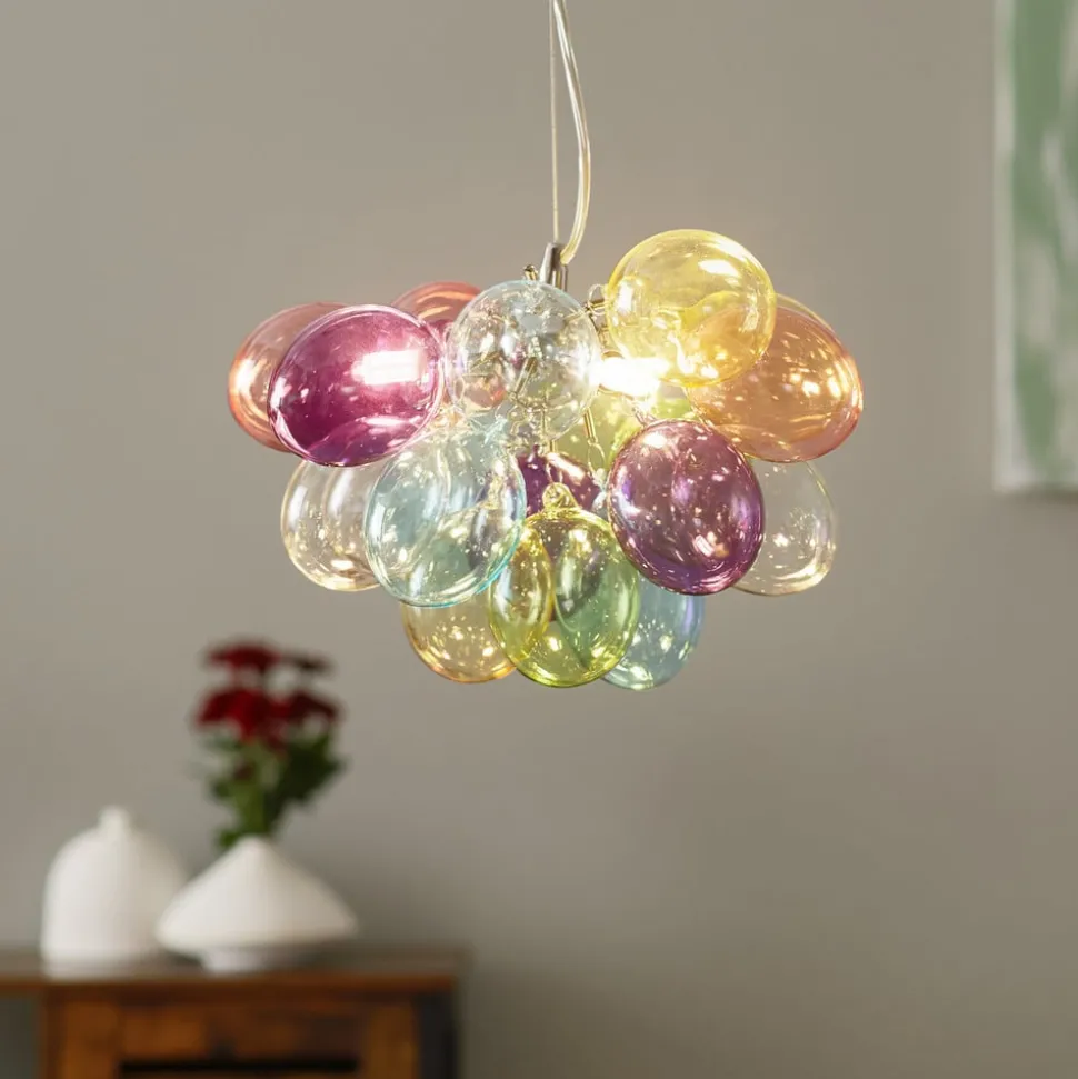 By Rydéns glazen hanglamp Gross, bont, 30 cm