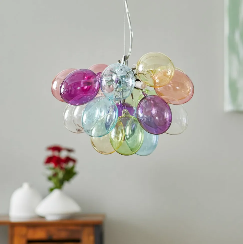 By Rydéns glazen hanglamp Gross, bont, 30 cm